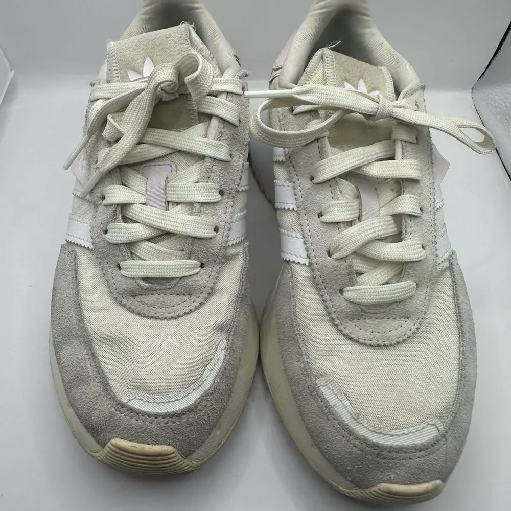 Adidas Retropy F2 Women's Shoes SIZE 6.5 6 1/2 OFFWHITE / ALMOST PINK GW9408